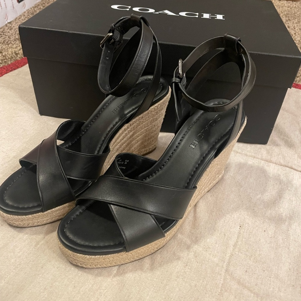Coach Wedge High Heels + Sunglasses (individual or as set)